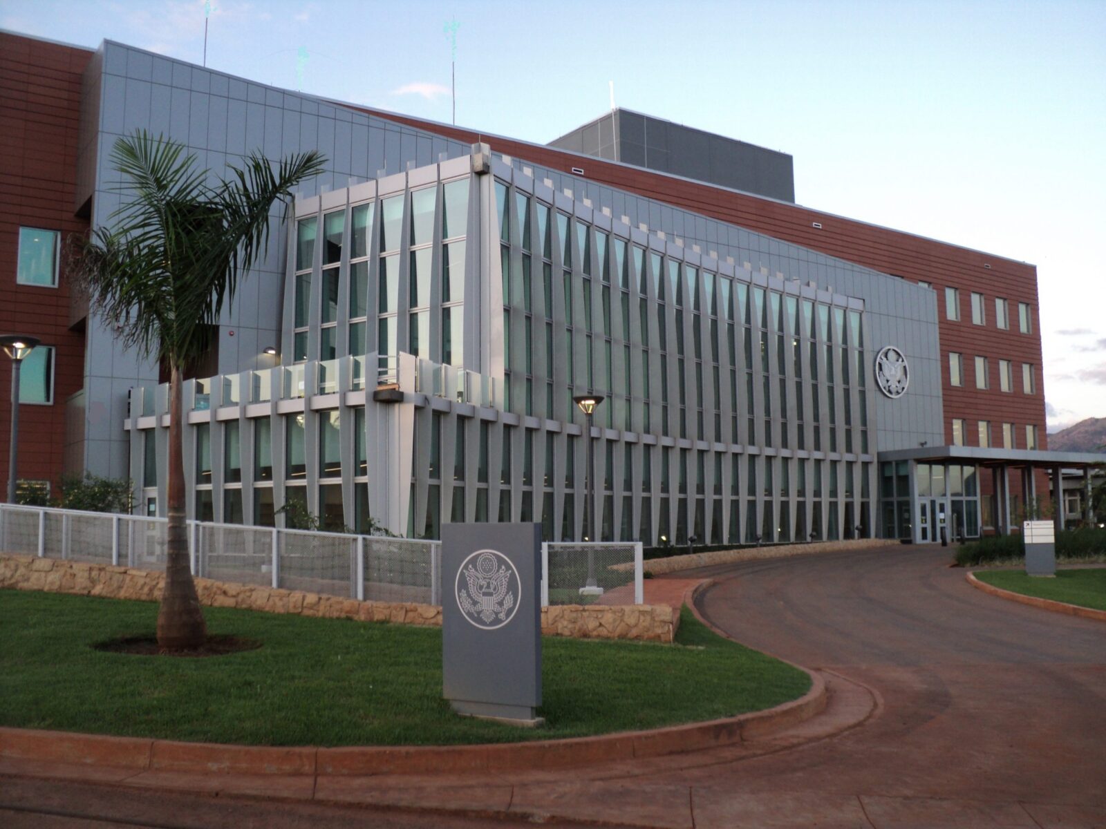 The United States Embassy in Ezulwini, Eswatini