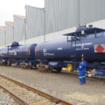An Eswatini Railways fuel tanker pictured at one of the organisation's facilities