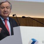 The Secretary General of the United Nations, António Guterres