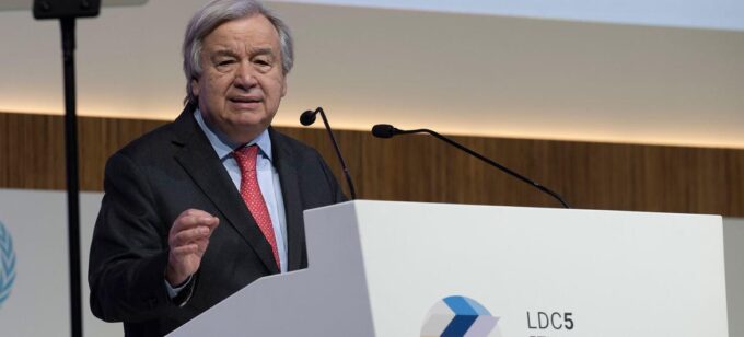 The Secretary General of the United Nations, António Guterres