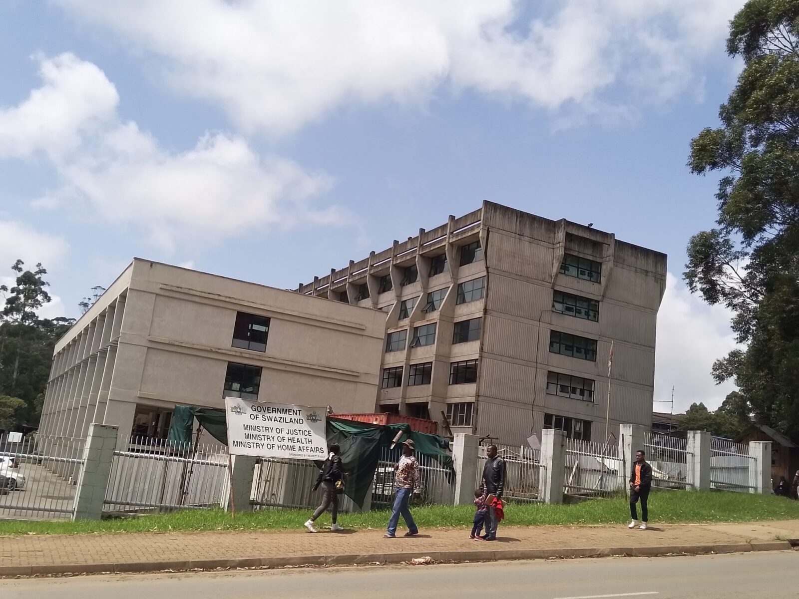The Ministry of Home Affairs building in Mbabane, Eswatini