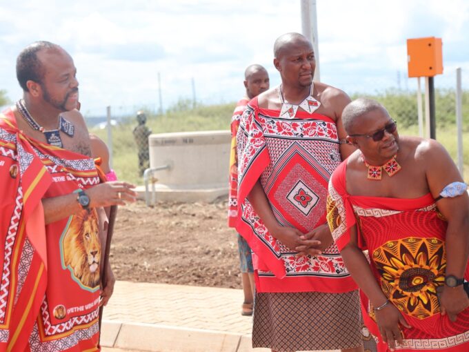 King Mswati III officially hands over the Ndzevane factory shell to the community, marking a significant step in Eswatini’s job creation and industrial expansion efforts.