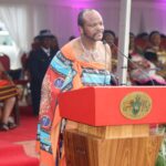 King Mswati III officially opens the Ivulamehlo yemaSwati Eye Clinic in Siteki.
