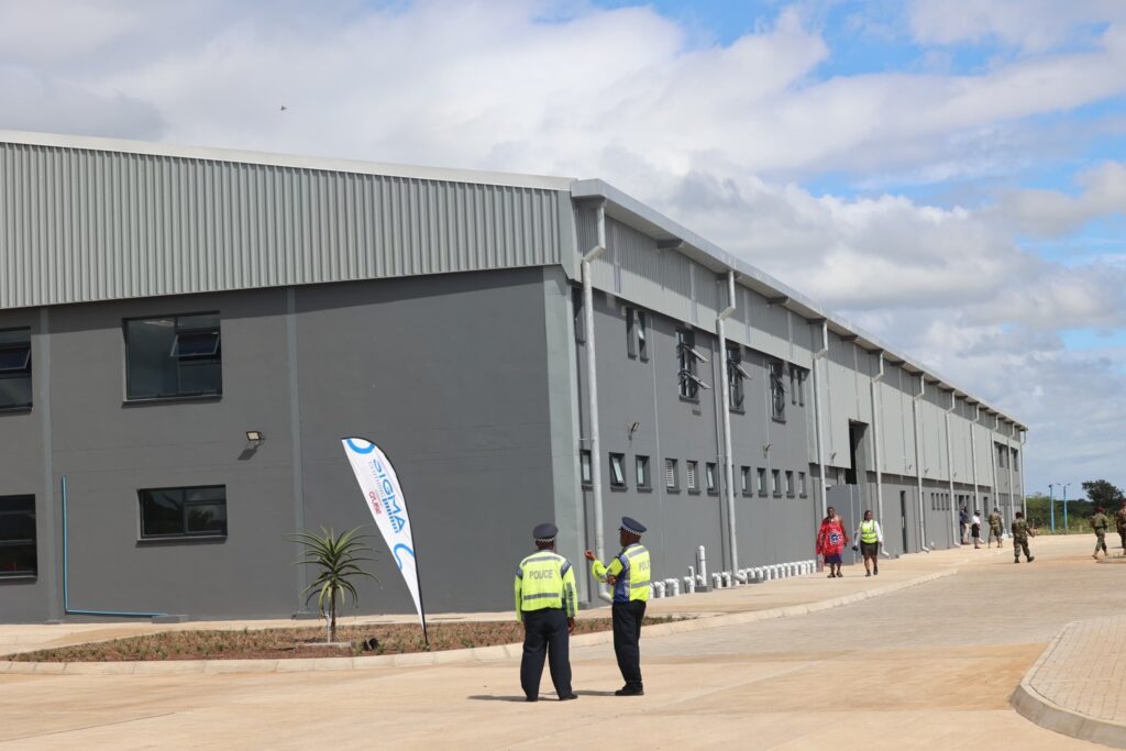 King Mswati III officially hands over the Ndzevane factory shell to the community, marking a significant step in Eswatini’s job creation and industrial expansion efforts.