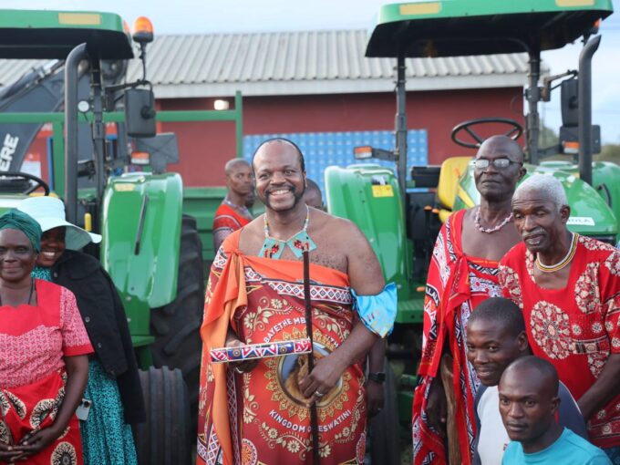 His Majesty King Mswati III during the handover of development projects at Mpolonjeni Inkhundla.