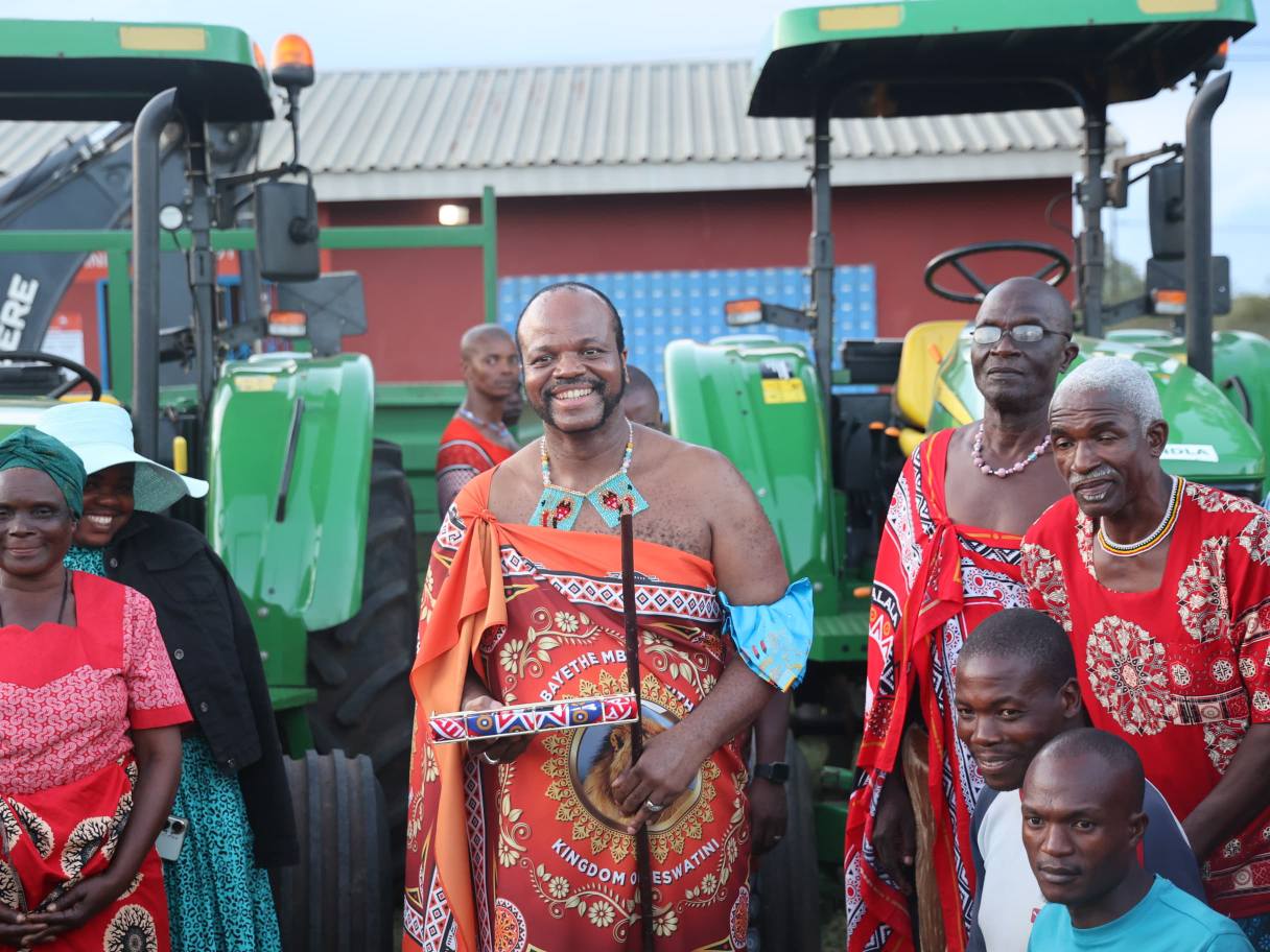 His Majesty King Mswati III during the handover of development projects at Mpolonjeni Inkhundla.