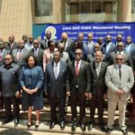 EAC and SADC ministers gather in Harare to review progress on resolutions from the February 2025 Joint Summit, focusing on regional security, development, and coordination for sustainable peace.