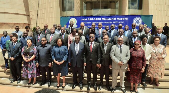 EAC and SADC ministers gather in Harare to review progress on resolutions from the February 2025 Joint Summit, focusing on regional security, development, and coordination for sustainable peace.