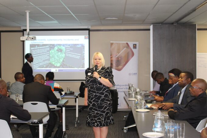 Participants at the Eswatini cybercrime investigations workshop, aimed at enhancing digital security and tackling cyber threats.