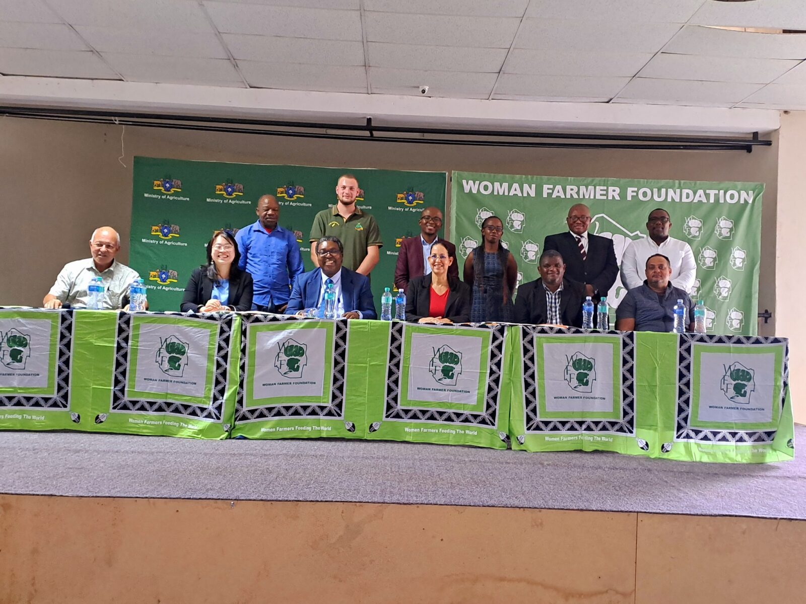 Youth participants in Eswatini’s new farming initiative supported by the Ministry of Agriculture and Taiwan.