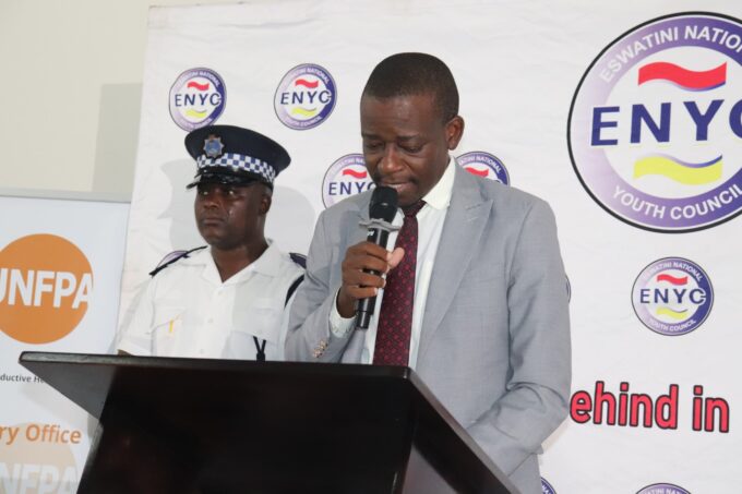 Eswatini’s Minister of Sports, Culture, and Youth Affairs, Bongani Nzima