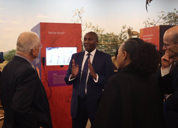 Prime Minister of Eswatini officially opens the San-Bushman Display and "Planet Africa" exhibition at the National Museum in Lobamba.