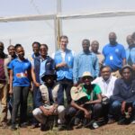 Young members of the Njelu Youth Group prepare their field for baby vegetable production with support from UN agencies. Photo: UNDP Eswatini