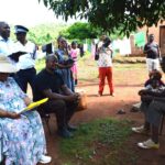 Deputy Prime Minister Thulisile Dladla engages with residents of Madlangemphisi Inkhundla during a visit to ten vulnerable households identified for housing support under the King’s directive to provide decent shelter.