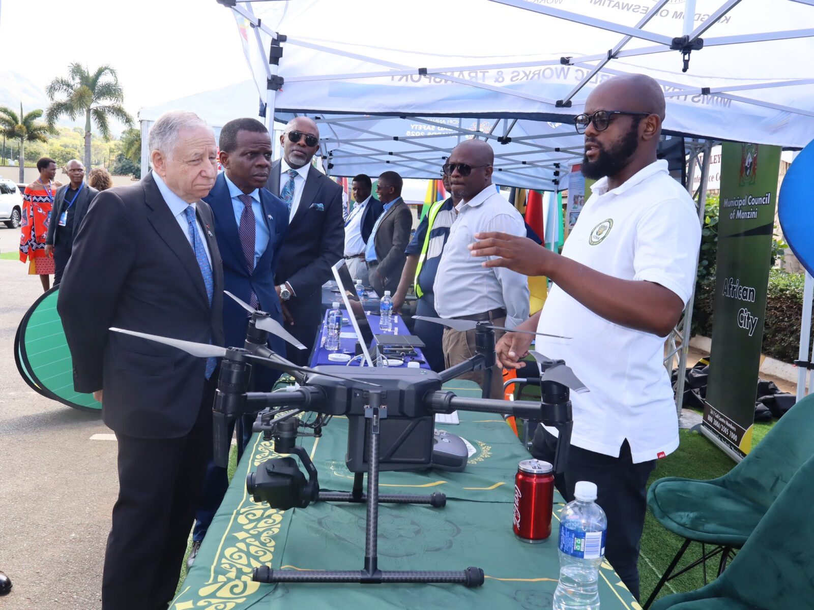KMIII Airport team showcases road safety initiatives at the Kofi Annan Awards in Ezulwini.