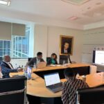 RSTP Business Incubator and ENIDC representatives discuss funding opportunities for startups in Eswatini.