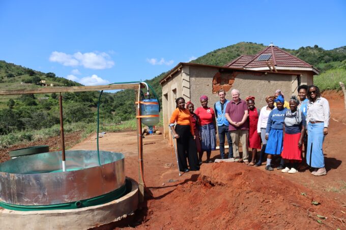 Women from Siyakhula Bomake Cooperative using biogas technology to power their baking enterprise. Photo: UNDP Eswatini