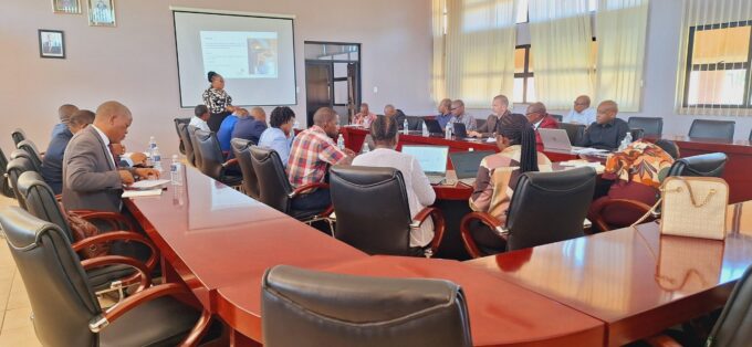 Representatives of faith-based institutions engage with ESHEC officials during the stakeholder meeting in Eswatini. Photo: ESHEC
