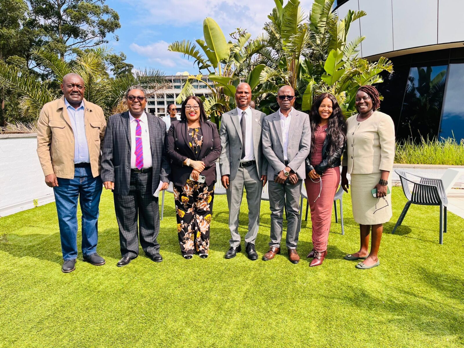 Officials discuss building resilient seed systems in Eswatini. Photo: Taiwan Africa Vegetable Initiative - Eswatini