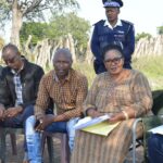 Deputy Prime Minister Thulisile Dladla inspects a dilapidated homestead in Mpolonjeni Inkhundla during a visit to assess housing needs among vulnerable families.