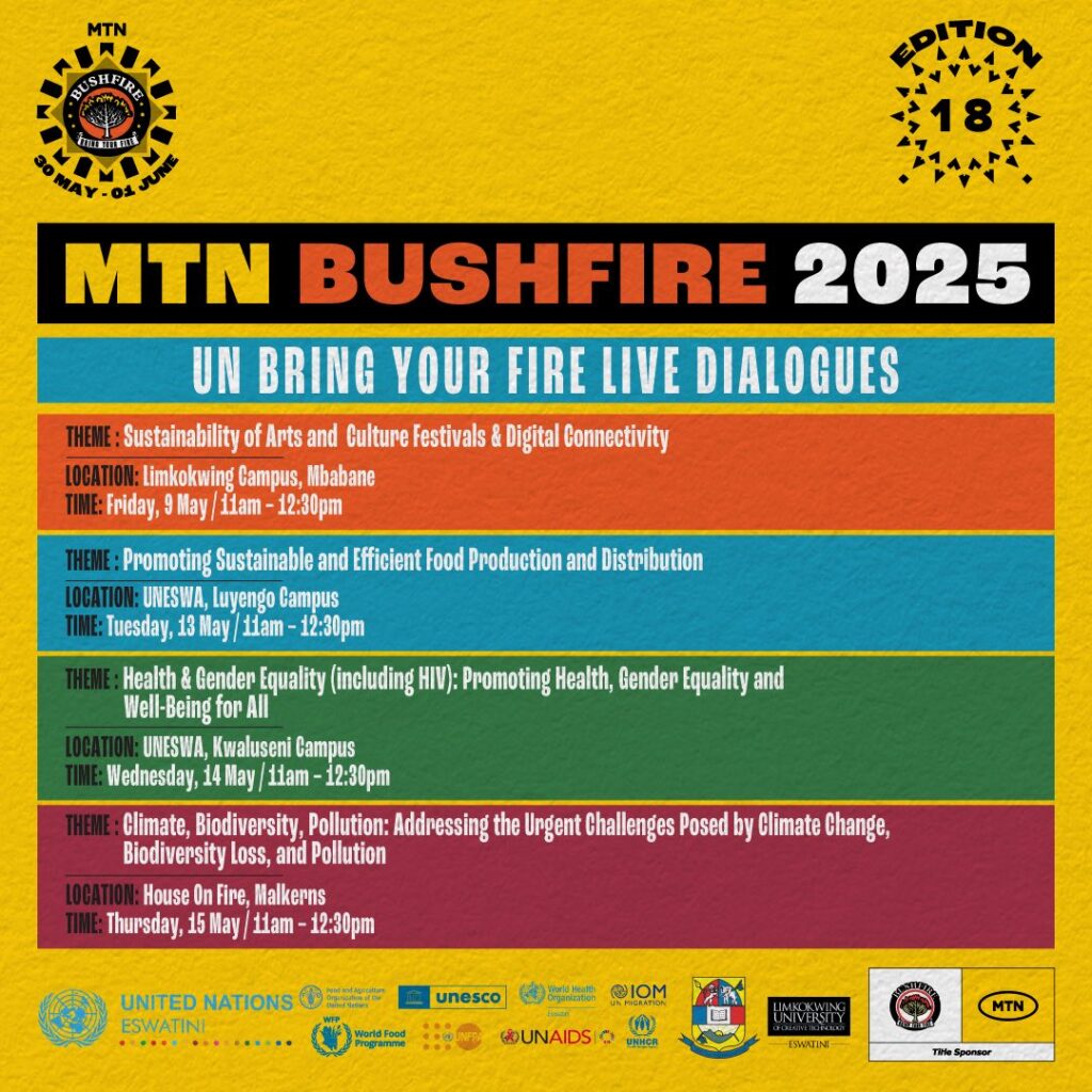 The 2025 UN Bring Your Fire Live Dialogues programme