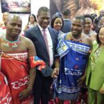 Acting Minister of Tourism and Environmental Affairs, Honourable Skhumbuzo Dlamini, and ETA CEO, Mr. Vusie Dlamini, pictured alongside South Africa’s Deputy President, Honourable Paul Mashatile, and Minister of Tourism, Honourable Patricia De Lille, during the official opening of Africa’s Travel Indaba 2025 at the Durban ICC.