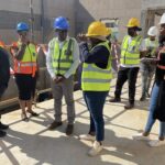 Members of the joint task team inspect ongoing construction at the Manzini and Nhlangano water and sanitation project sites, assessing progress on key infrastructure aimed at improving community access to clean water.