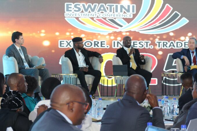 MTN Eswatini CEO speaks during a panel session at the Eswatini Investment Conference 202