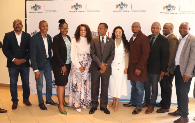Minister of Foreign Affairs and International Cooperation, Senator Pholile Shakantu, with global delegates at the UN Peacekeeping Ministerial Meeting in Berlin. Photo by Ministry of Foreign Affairs, Eswatini
