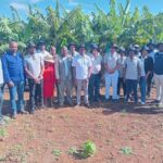 EswatiniBank Board members and Vulamatfuba Farmers cooperative leaders pose together during the Day Two tour at Gamula