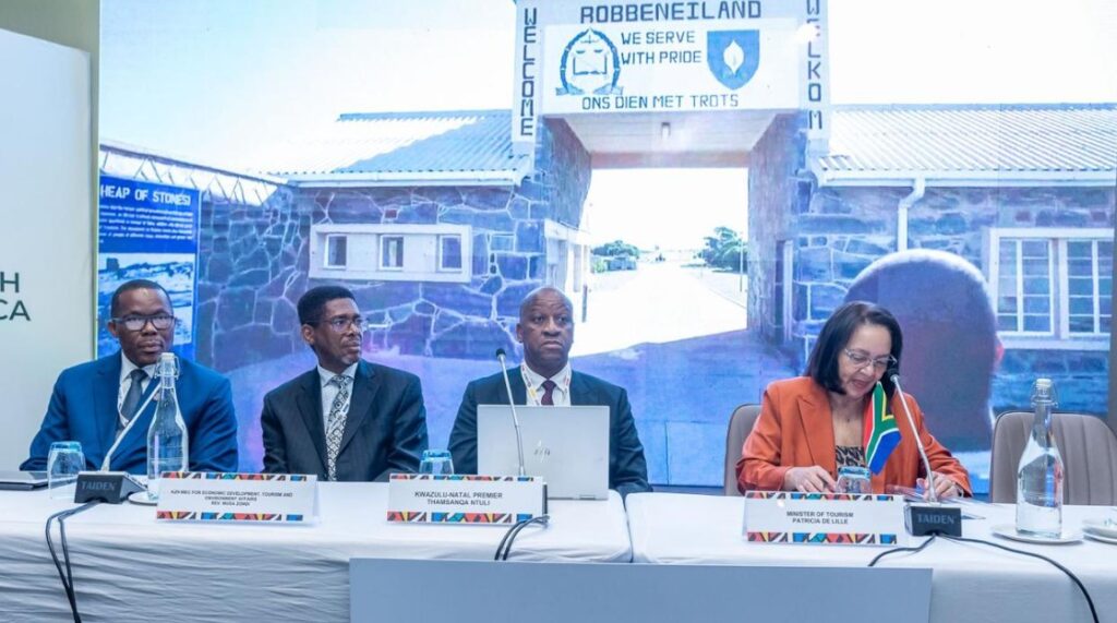 Tourism Minister Patricia de Lille addresses delegates at the G20 Tourism Working Group meeting in Durban, calling for stronger collaboration to grow Africa’s tourism economy. Photo: KZN Tourism & Film - Visit KZN