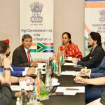 High Commissioner Shri Prabhat Kumar briefs the Hon’ble MPs on key aspects of India-South Africa relations and ongoing bilateral engagements. Photo by X/@hci_pretoria