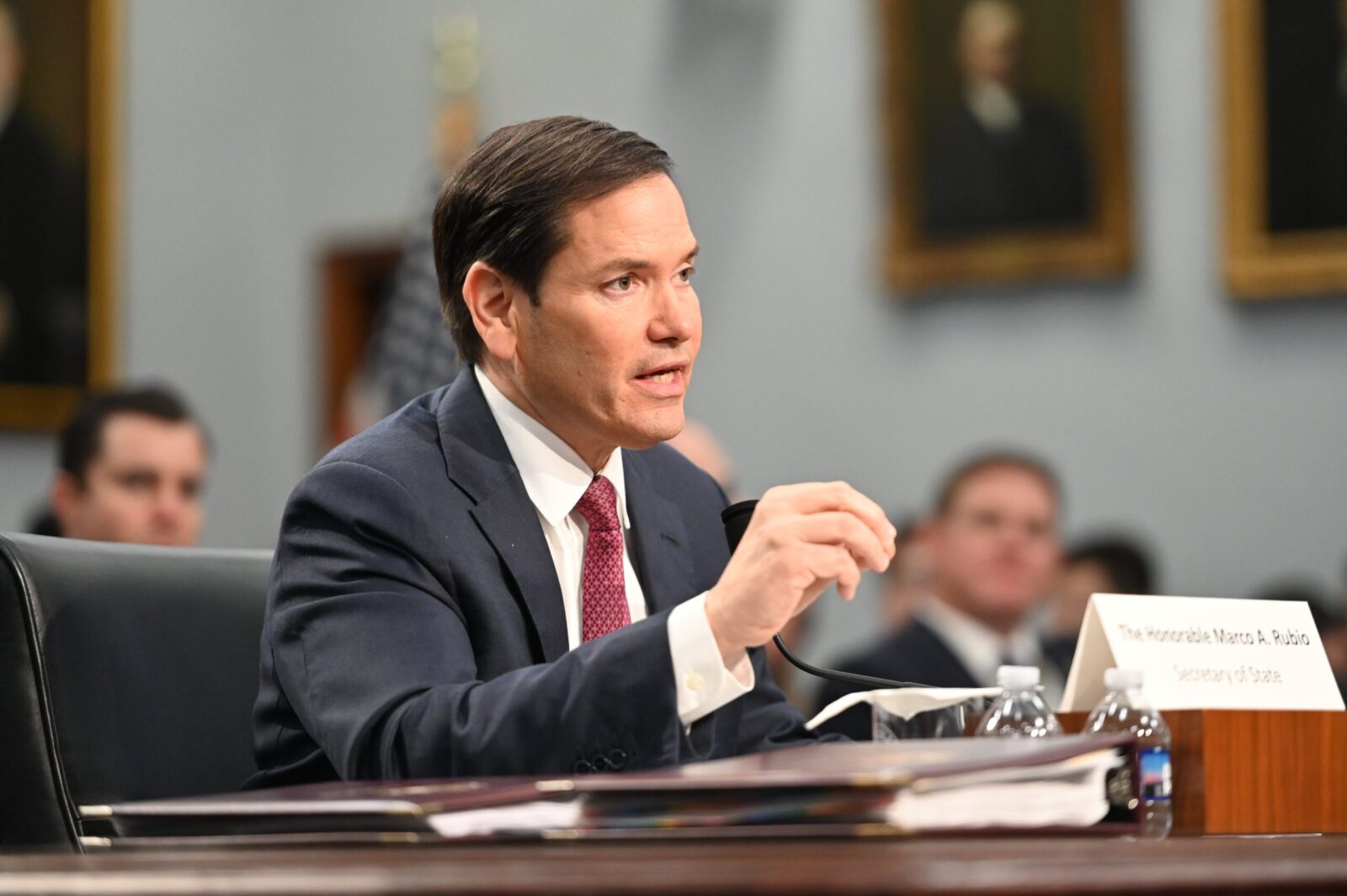 May 22 – During the NSRP hearing, Representatives Mario Diaz-Balart and Tom Cole commended Secretary Marco Rubio’s role in pushing forward President Trump’s foreign policy agenda, including peace through strength, backing for allies, and prioritising U.S. security. Photo: X/@HouseAppropsGOP