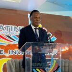 HRH Prince Lonkhokhela addresses delegates at the Eswatini Investment Conference, urging investors to explore opportunities in the mining and energy sectors.