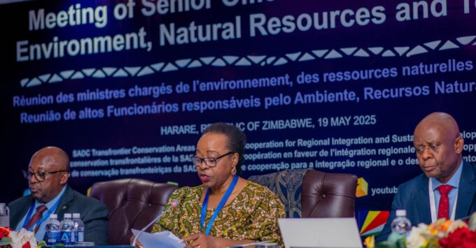 SADC senior officials discuss strategies to address environmental and tourism challenges ahead of the ministerial meeting in Eswatini, May 2025.
