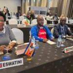 Ntombi Masango of EOCGA attends the Chef de Mission meeting in Algiers, Algeria