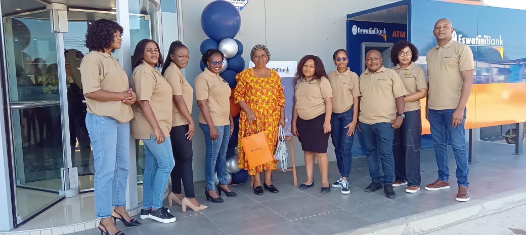 EswatiniBank staff ready to serve the Siphofaneni community during the grand opening of the new branch. Photo: Sebenzile Bhembe