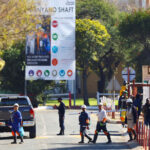 Mine workers walk after being rescued from underground at the Sibanye Stillwater mine in Westonaria, near Johannesburg, South Africa, May 23, 2025. They were trapped underground at one of the shafts at the Kloof gold mine. REUTERS/Siphiwe Sibeko