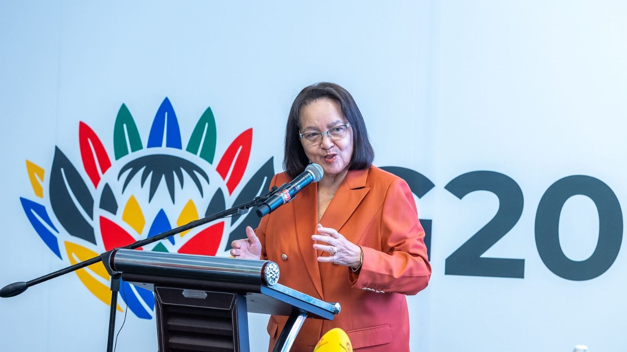Tourism Minister Patricia de Lille addresses delegates at the G20 Tourism Working Group meeting in Durban, calling for stronger collaboration to grow Africa’s tourism economy. Photo: KZN Tourism & Film - Visit KZN