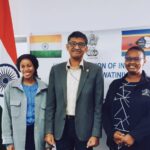 The High Commission of India in Mbabane congratulates Ms. Thandwa Dlamini and Ms. Precious Nobuhle from the Deputy Prime Minister’s Office on their selection for the ITEC course on Women and Enterprise Development at NIESBUD, India. Photo by High Commission of India – Mbabane