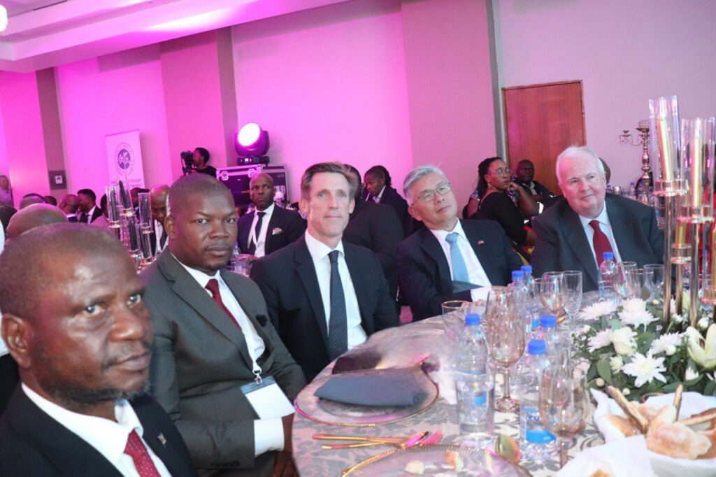 UNDP Resident Representative Henrik Franklin, Taiwan Ambassador to Eswatini Jeremy H.S. Liang, UK High Commissioner Simon Boyden, and Eswatini Minister of Agriculture Mandla Tshawuka pictured together at the Eswatini Investment Conference