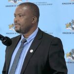 Minister S’khumbuzo Dlamini addressing delegates during the launch of the inaugural Eswatini Local Government Conference at Esibayeni Lodge.
