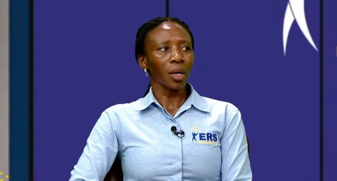 Precious Chauya during the Eswatini TV tax talk segment where she explained the new traveler allowance. Photo by screengrab from Eswatini TV interview.