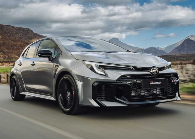 Exterior differences involves a pair of new intakes on either side of the front bumper. Picture: Toyota