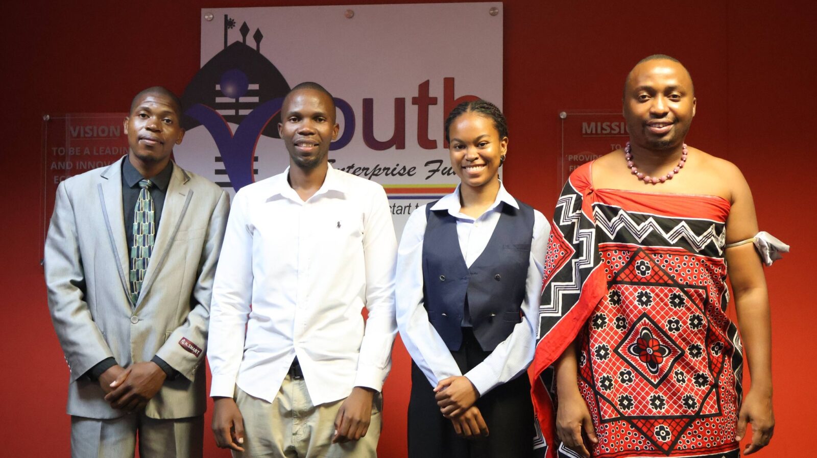 Youth Chamber of Commerce and Industries Eswatini Mbabane Chapter EXCO members