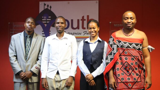 Youth Chamber of Commerce and Industries Eswatini Mbabane Chapter EXCO members