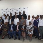Stakeholders from Eswatini’s science, research, and innovation sectors pose for a group photo during the Stakeholder Consultation Workshop for the Eswatini Young Academy of Sciences Strategic Plan in Mbabane.