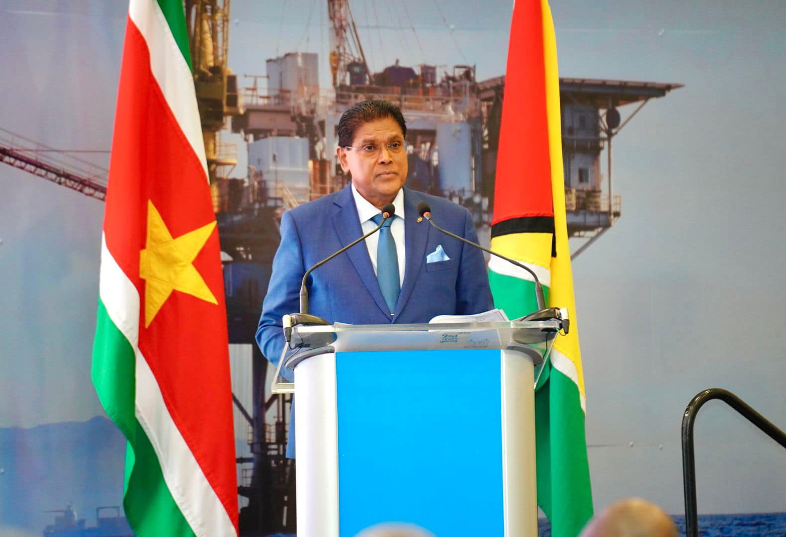 The late former President of Suriname, Chandrikapersad Santokhi (file photo)