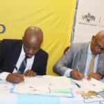 Representatives from the Ministry of Health Eswatini and Boitekanelo College sign the renewed Memorandum of Understanding to strengthen healthcare training and emergency response.