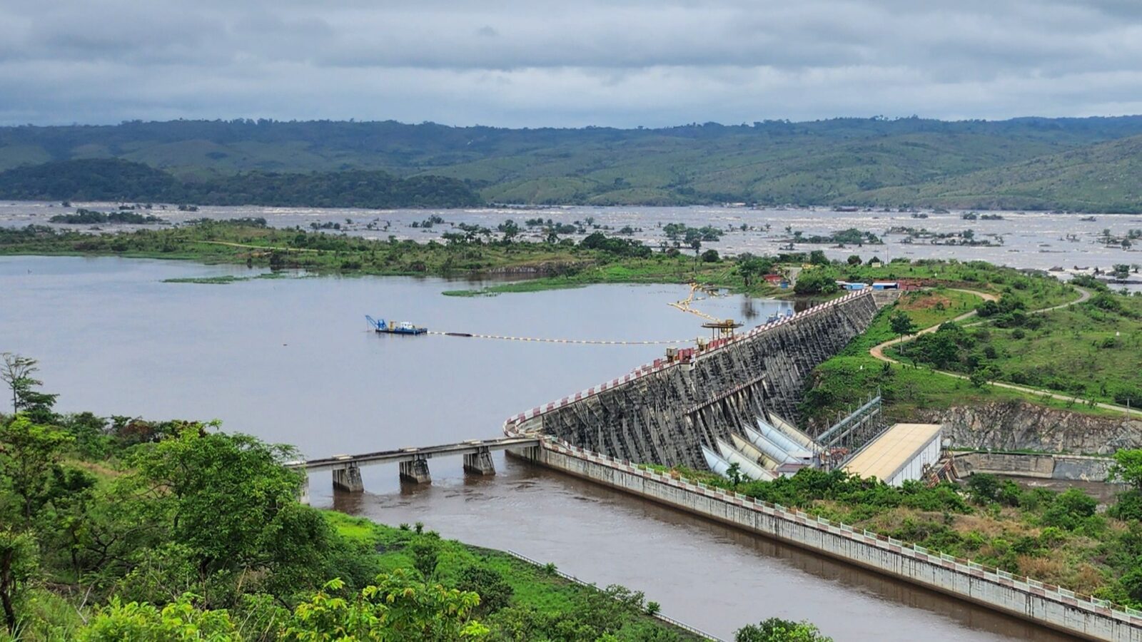 A view of the Inga Falls on the Congo River, the site earmarked for the Inga 3 hydropower project, which could generate up to 11,000MW of electricity for the region.
